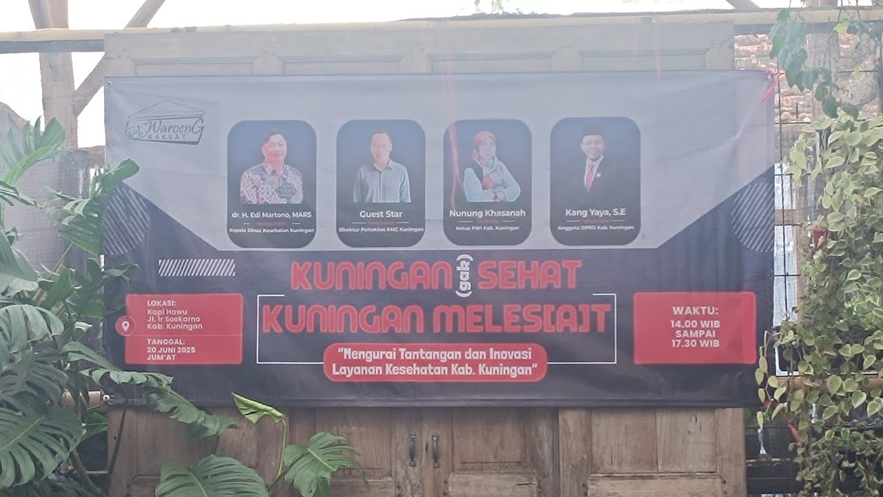 Waroeng Rakyat: Kuningan (gak) Sehat Kuningan Meles[a]t