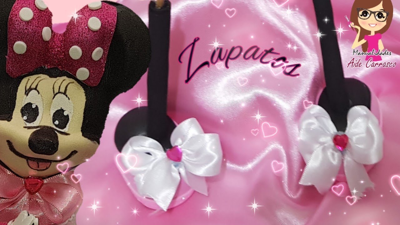 COMO HACER ZAPATOS PARA FOFUCHA MINNIE MOUSE ANGELITA