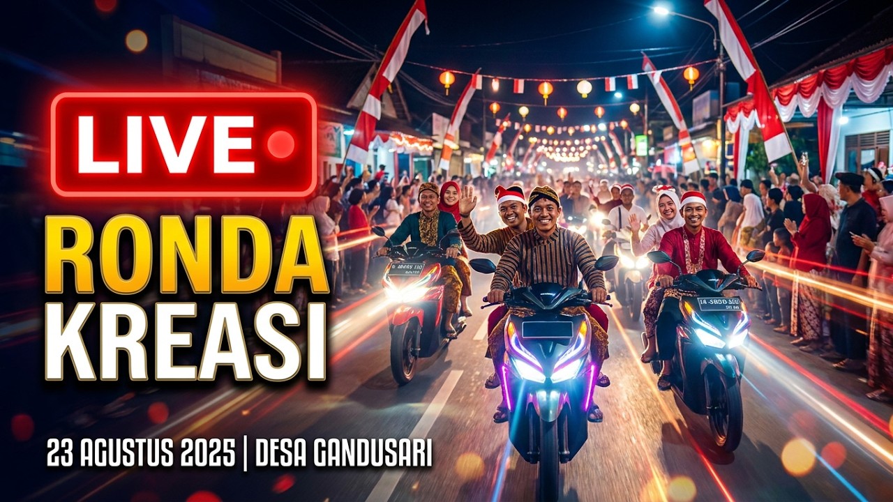 🔴 Live || Ronda Kreasi Kemerdekaan Desa Gandusari, Kecamatan Gandusari, Trenggalek ||