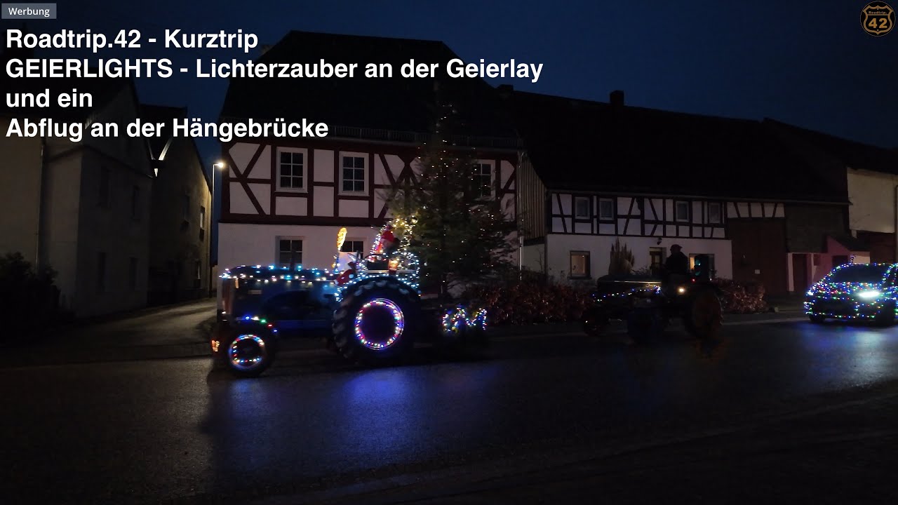 GEIERLIGHTS - Lichterzauber an der Geierlay und ein Abflug an der Hängebrücke