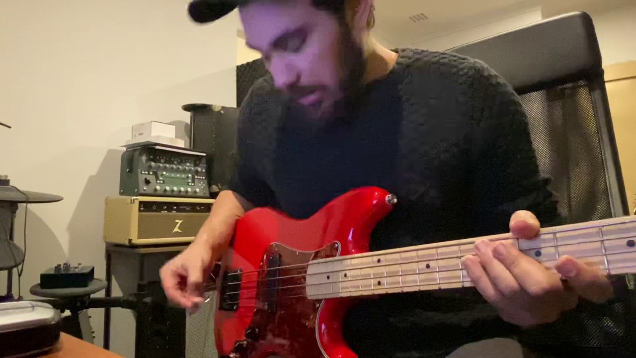 SQUIER BRONCO modded bass... “Bronco of Doom” Aguilar DCB, Kiesel Electronics Modified Bass