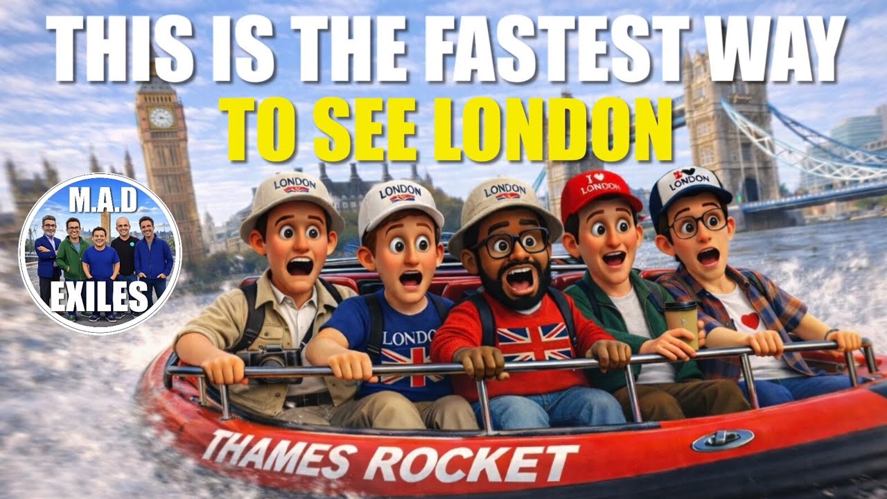🚀 This Is the FASTEST Way to See London! (Thames Rocket Challenge)