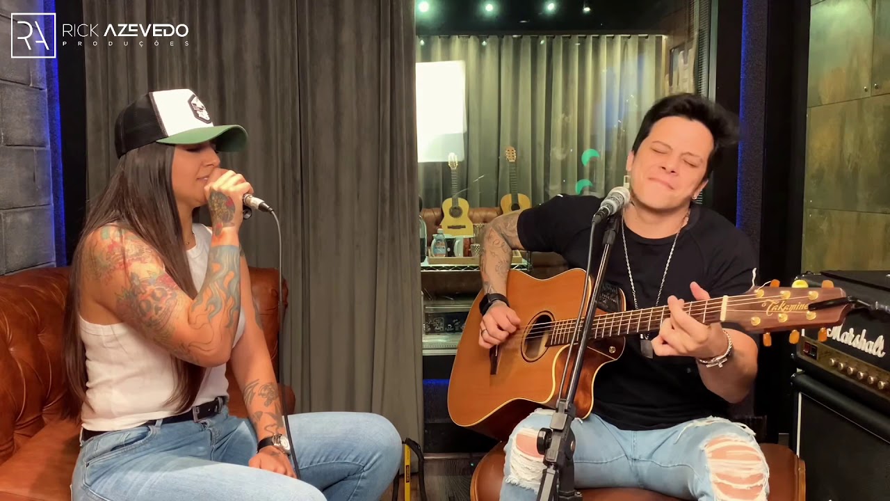 Let&iacute;cia Santos feat Rick Azevedo -  Cover (Pout Pourri) Na Hora H/ Temporal de Amor