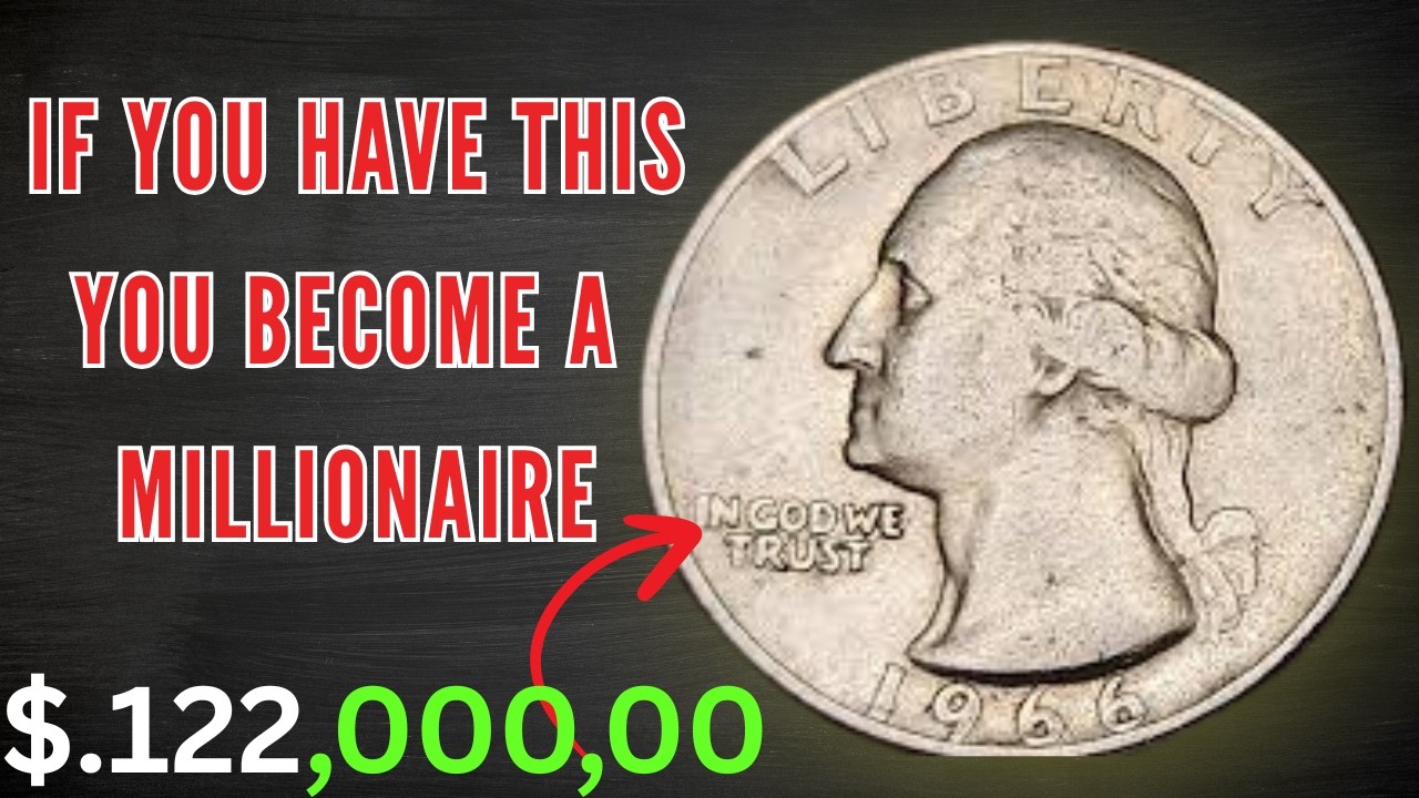 Most Expensive Washington Quarters Ever Sold – 1966 Is Unbelievable