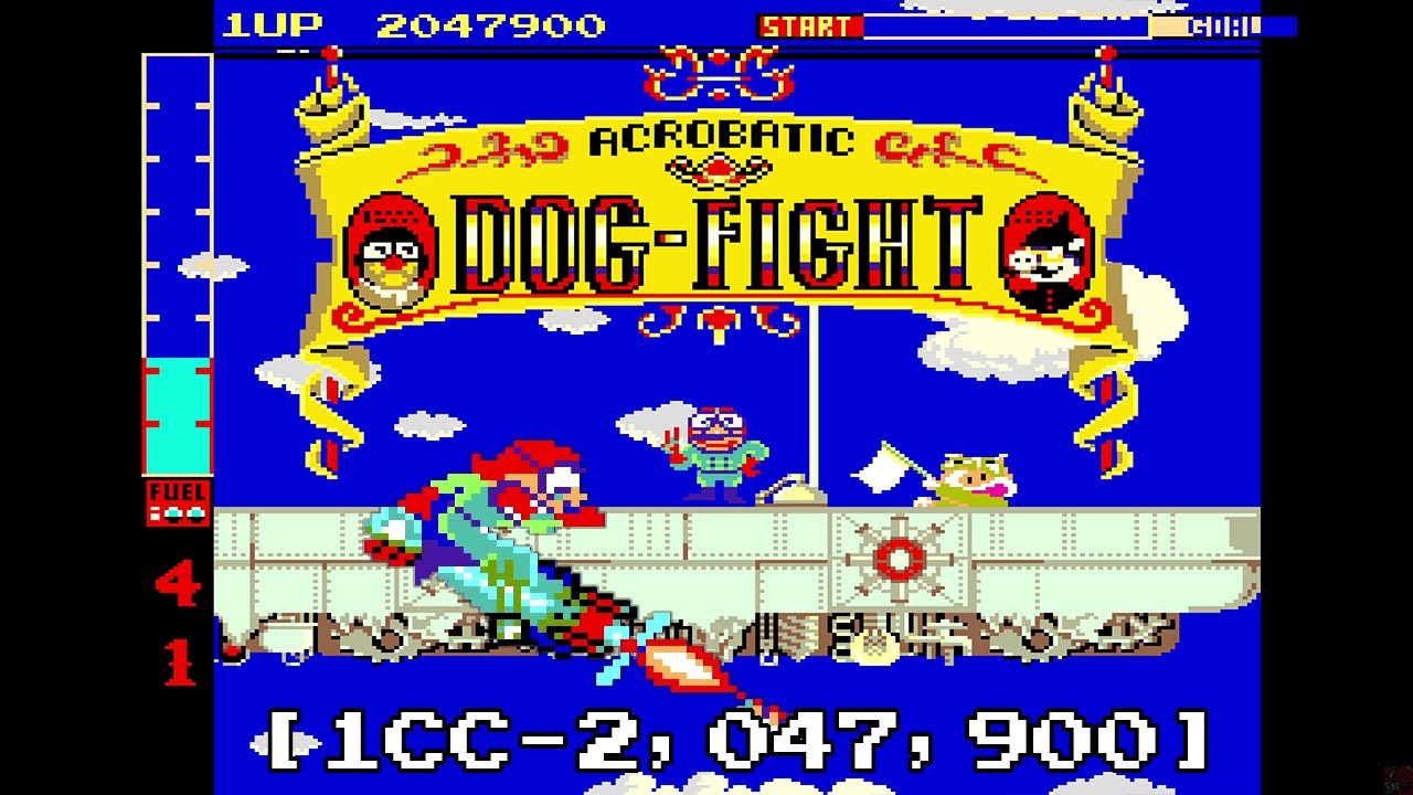 [1cc] Acrobatic Dog-Fight [ARCADE] 2,047,900 🛫 アクロバットドッグファイト