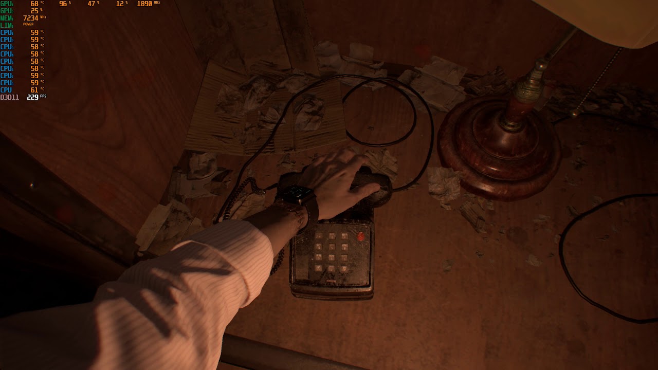 Resident Evil 7 MSI gp76 rtx 3070