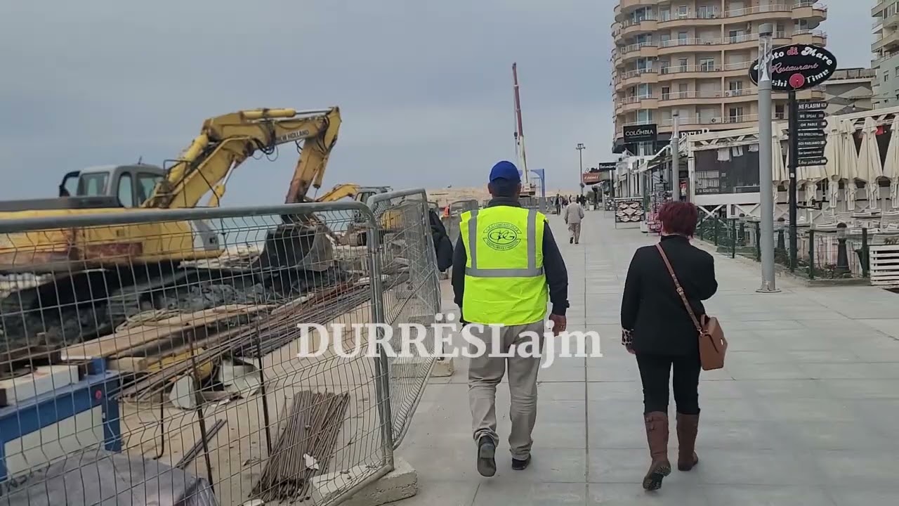 Investimi në shëtitoren Taulantia, nis vendosja e pergolave të betonit