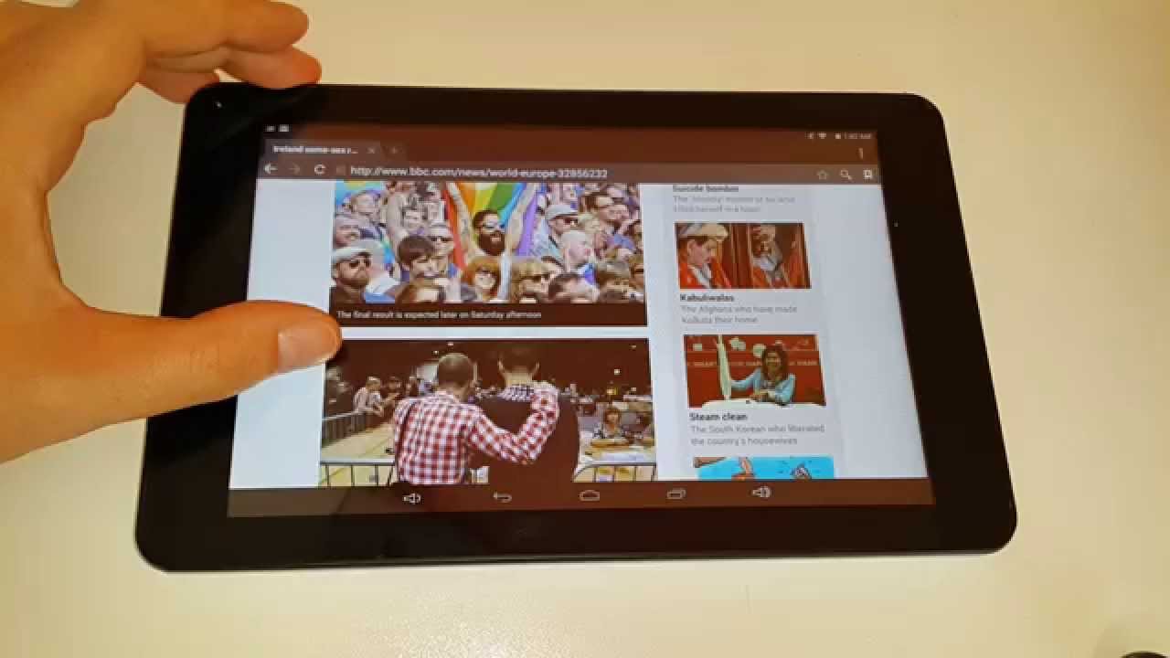 Cube iWork8 3G Dual OS - Android Hands on