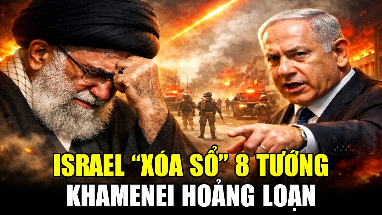 CHẤN ĐỘNG: Israel Không Kích Xóa Sổ 8 Tướng Hezbollah Tay Sai Của Iran Trong Đêm