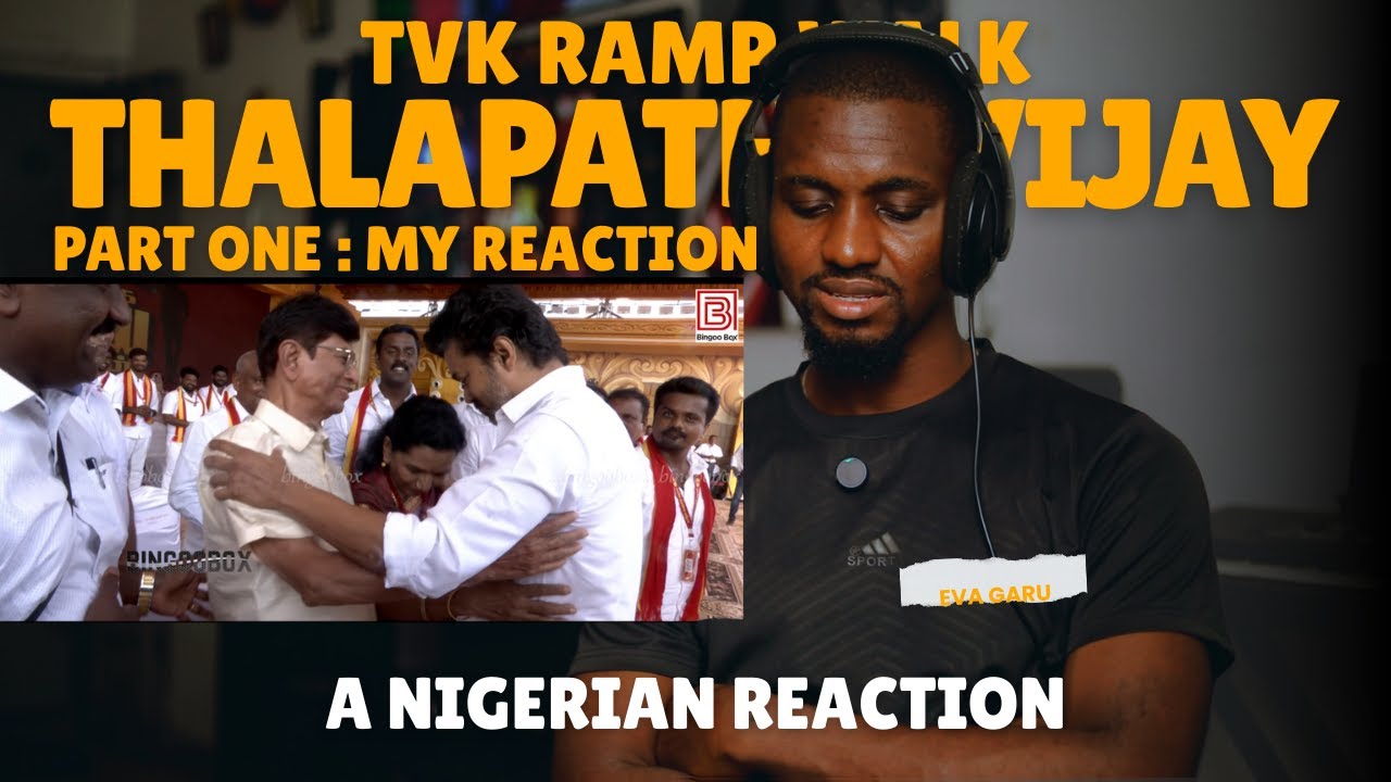 African Reacts to TVK Ramp Walk | Thalapathy Vijay | Part One | My First Reaction