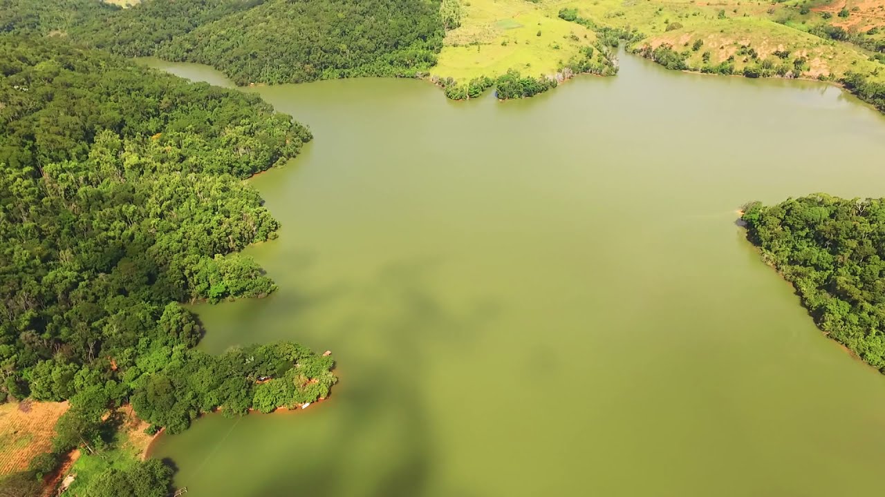 drone Represa Usina Maurício  Cataguases Leopoldina visão de cima