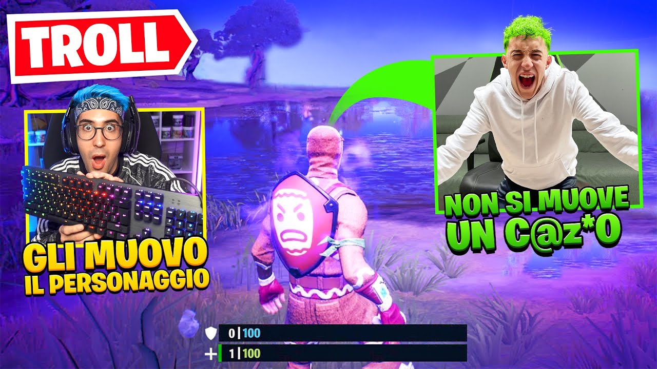 TROLLO MON3Y con LA TASTIERA WIRELESS nella STREAM HOUSE (1 ANNO DOPO)