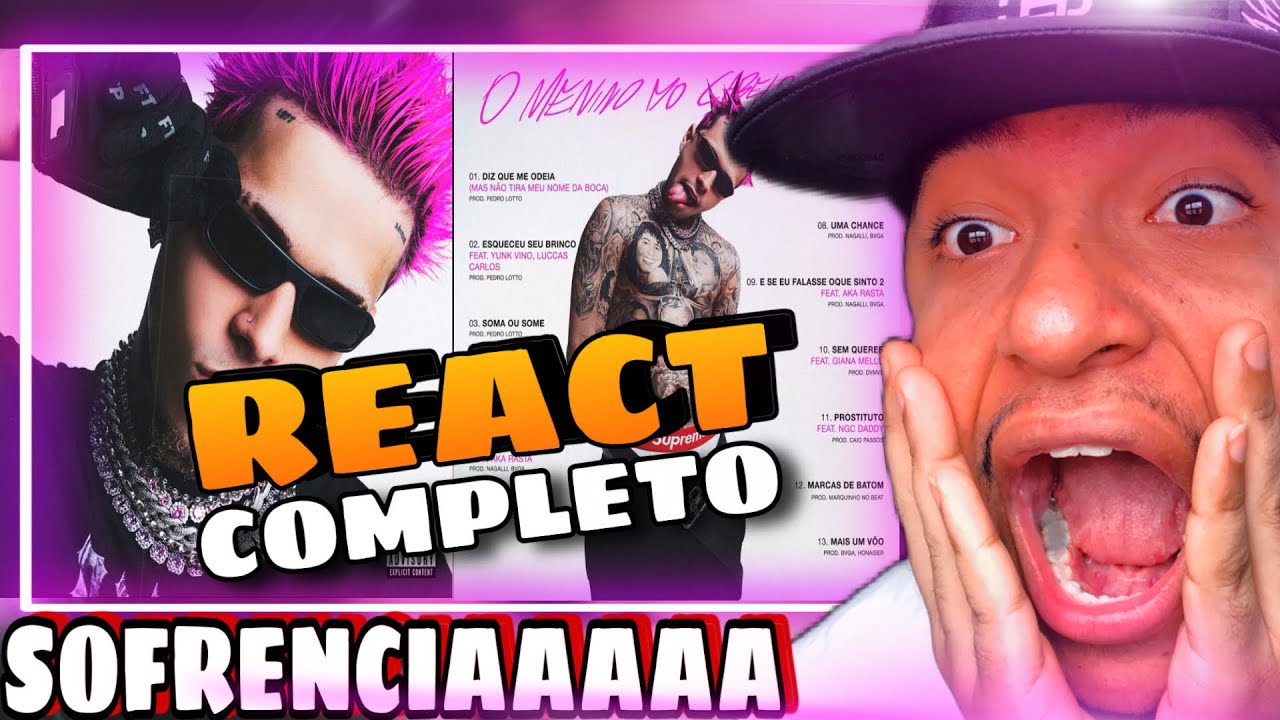 PH REAGE / (falando mal do álbum) CJOTA -  O Menino do Cabelo Rosa 💔💘🎶