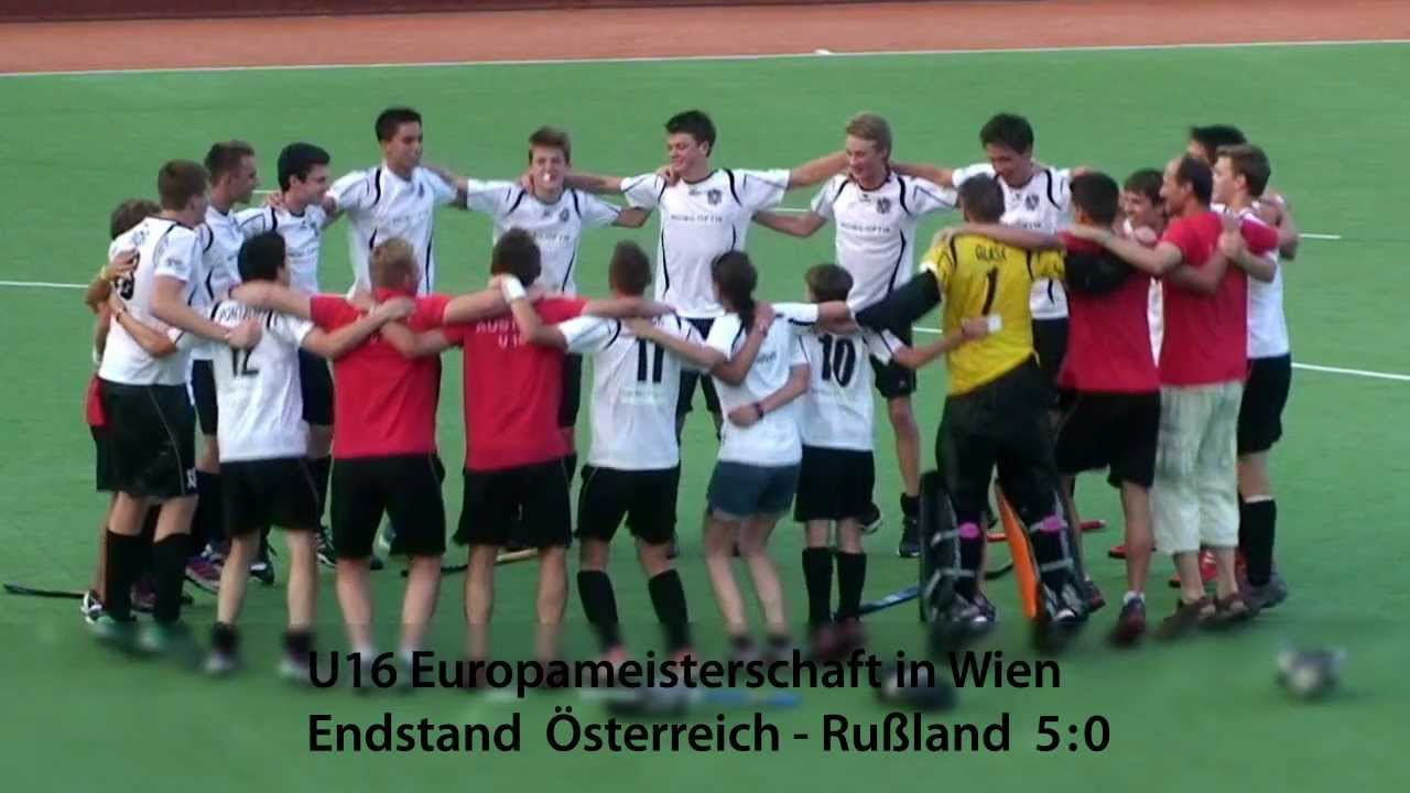 Europameisterschaft Hockey Österreich - Rußland