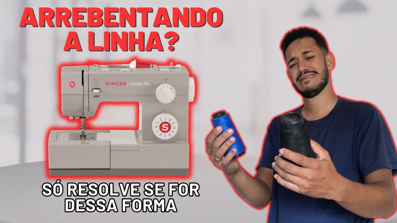Máquina de costura arrebentando linha como arrumar - máquina de costura desenfiando Segredo revelado