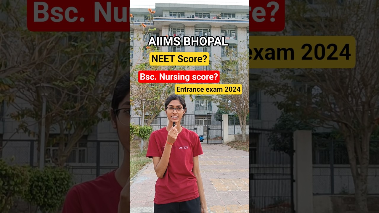 NEET Score &AIIMS Bsc. Nursing Score in Entrance exam 2024#aiimsnursing  #bscnursing#neet#aiims#exam