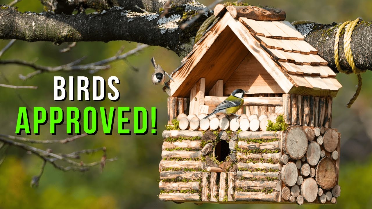 From Scrap Wood To Birdhouse | DIY 2-Story Rustic Birdhouse