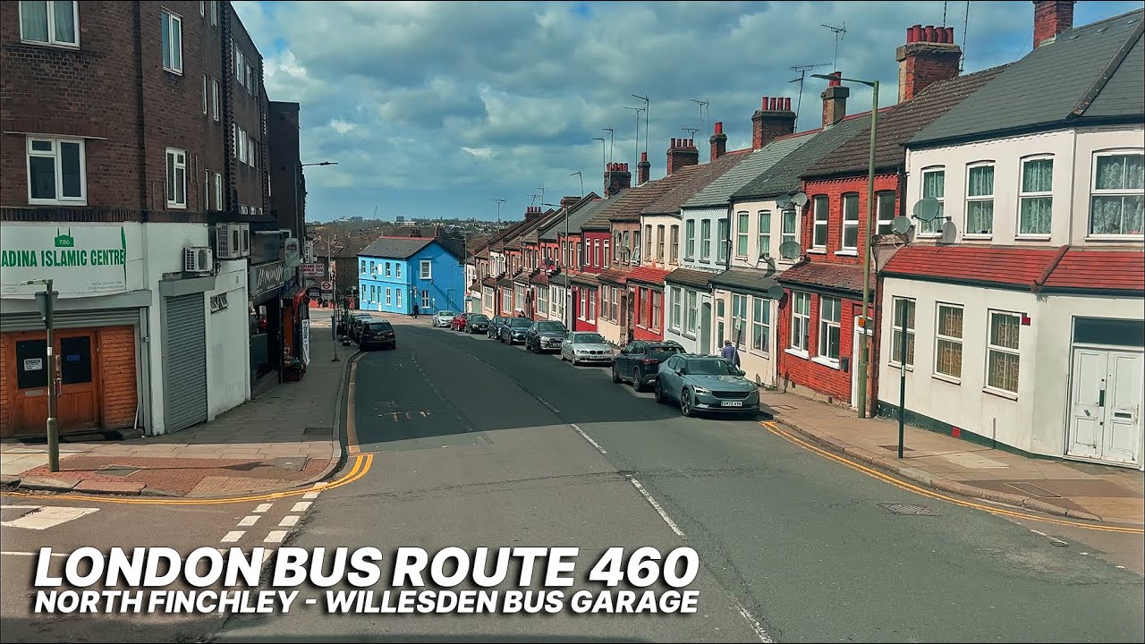 Exploring Northwest London on Bus Route 460: Upper deck view from North Finchley to Willesden🚌
