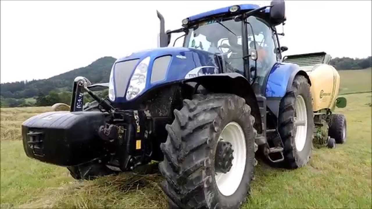 Senáže/Silage Nh T7070+Krone Nh Ts135A+Elho