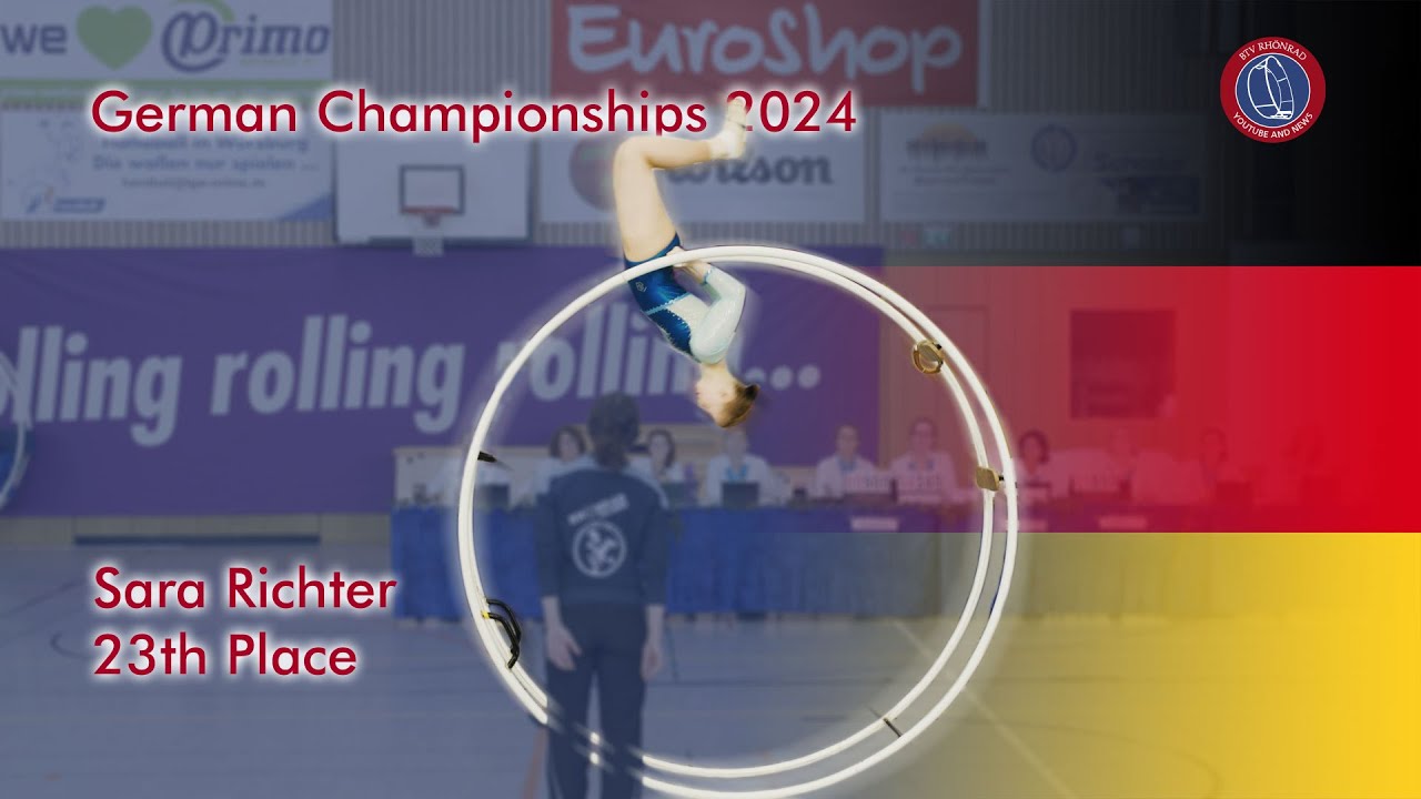 Sara Richter German Championships 2023 in Gymwheel All Arround Woman 23rd Place