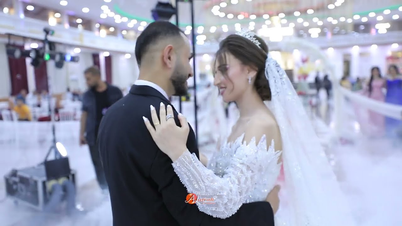 حفلة زفاف حبيب و شيرين جزء (1) فنان شاكر حلو القيراني قاعه نائل خانصور