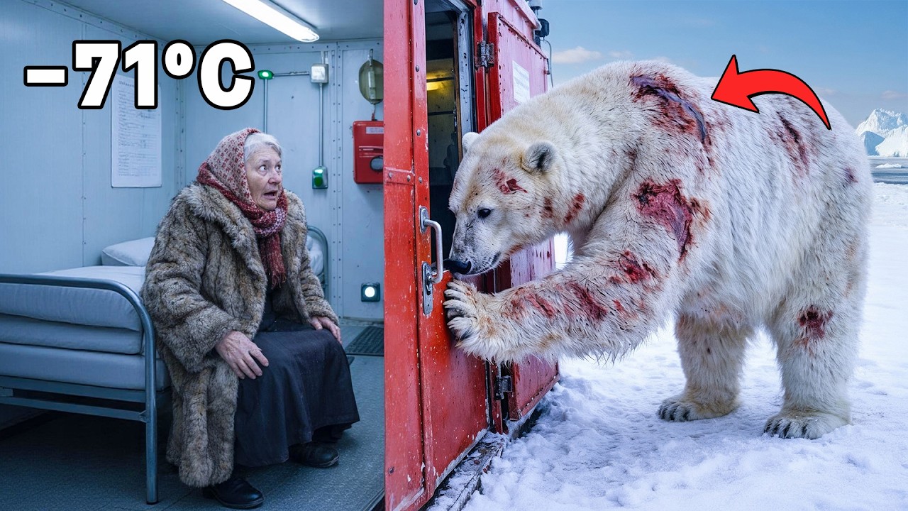 Pregnant Polar Bear Knocked on Arctic Research Station Door — What Happened Next Is Unbelievable!