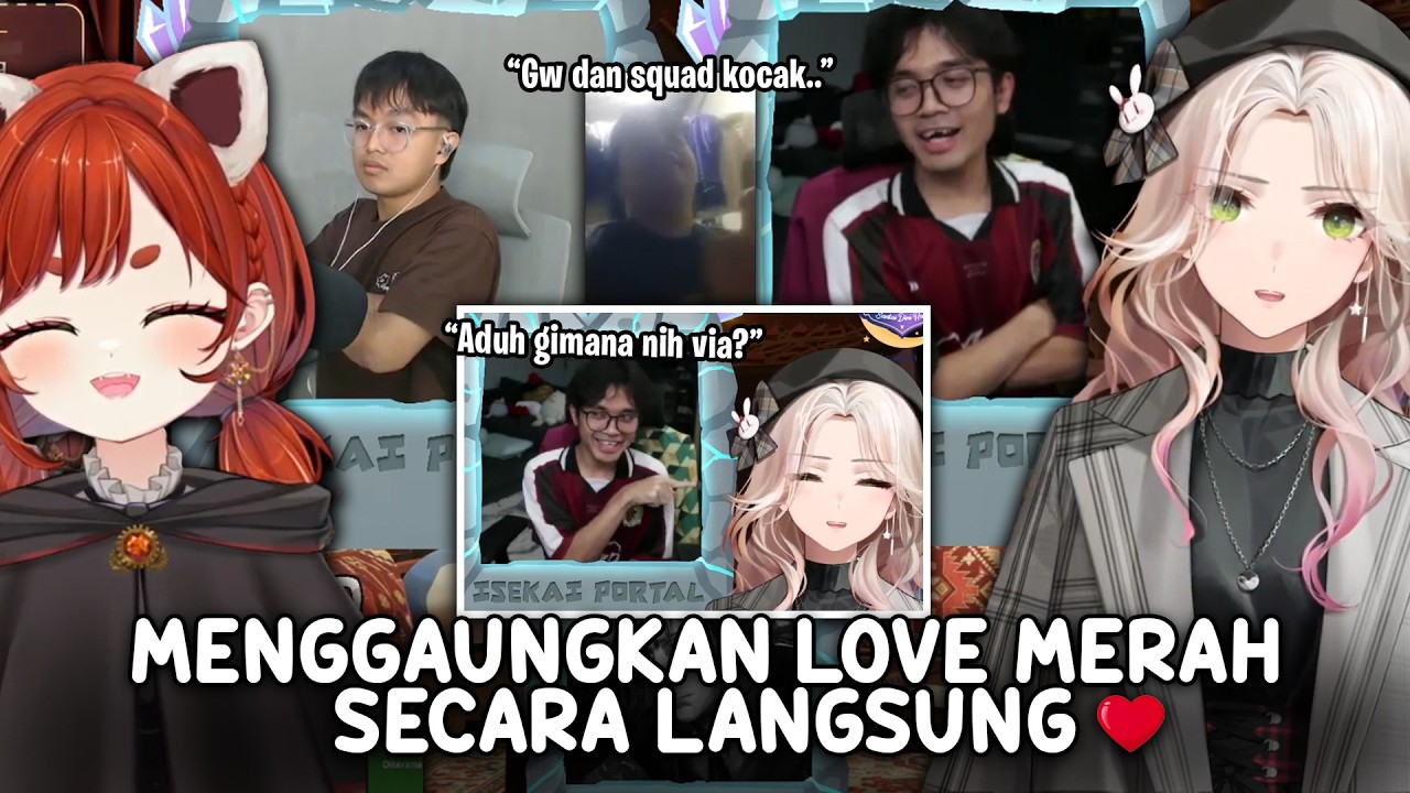 Momen penonton menjadi member Squad Kocak dan menggaungkan love merah secara langsung ❤️ | Clip