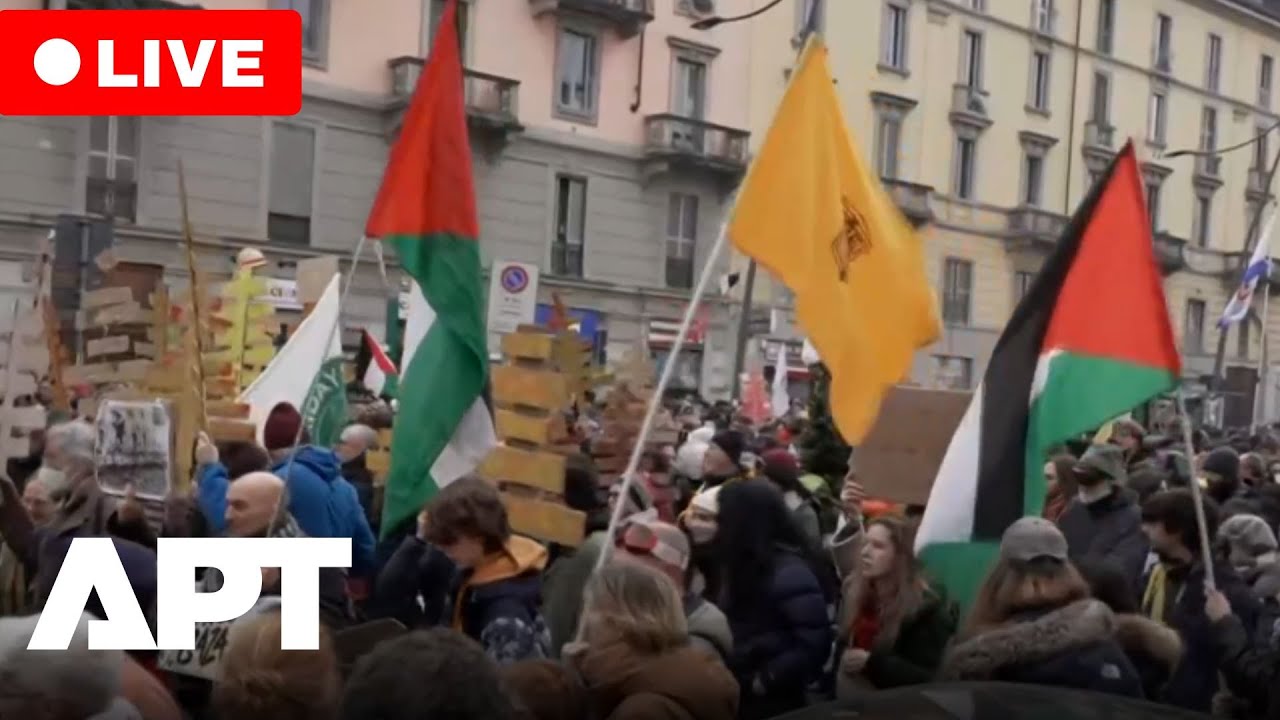 LIVE | Protesters March in Milan Against Milano Cortina Winter Games Impact | APT