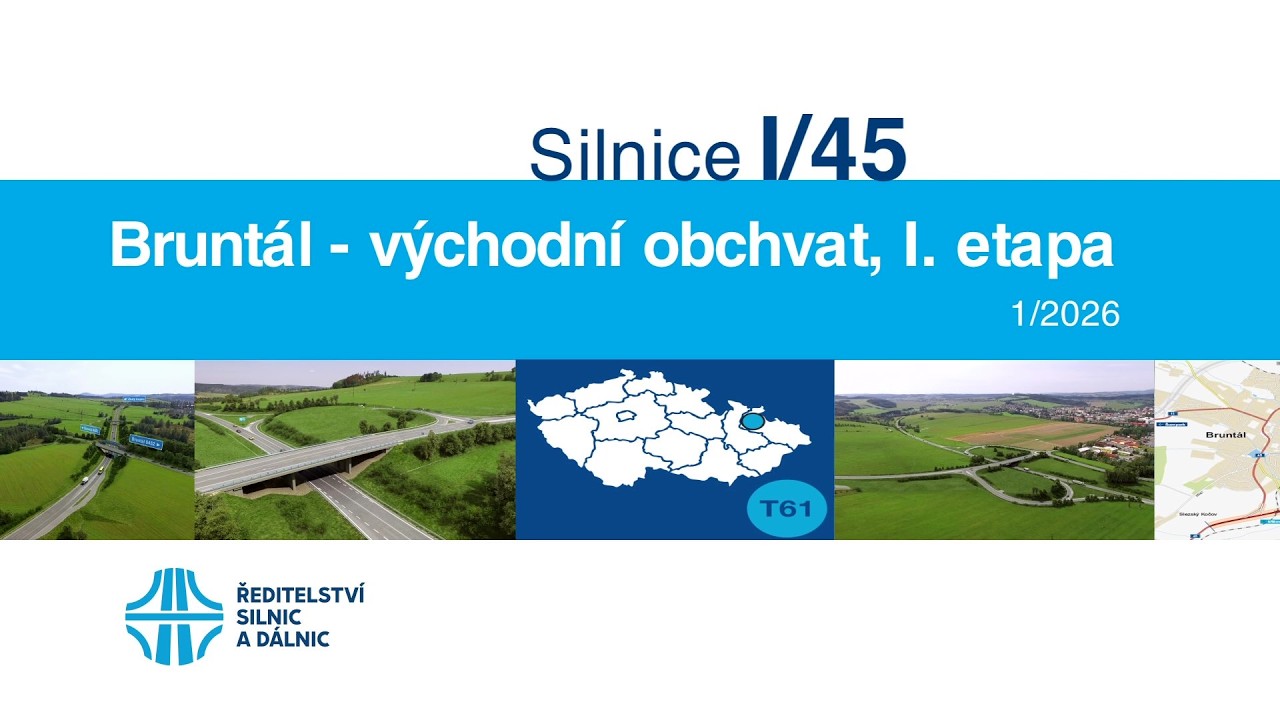 I/45 Bruntál – východní obchvat, I. etapa (dokumentace stavby 01/2026)