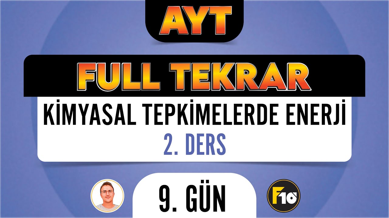 9.GÜN l KİMYASAL TEPKİMELERDE ENERJİ - 2 #kimyaadası ✨