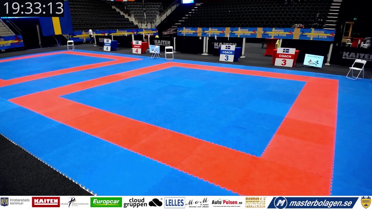 Swedish Karate Open Tatami 3 Live Stream