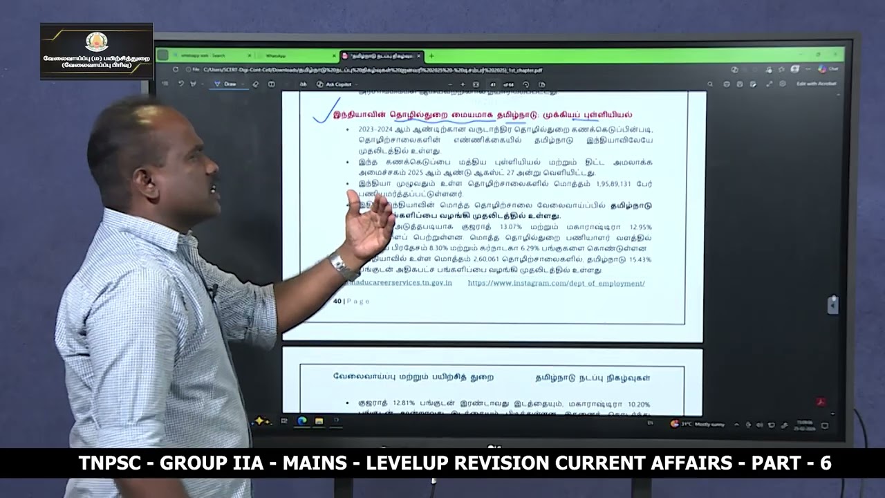 TNPSC-Current Affairs 2025 - Part -6