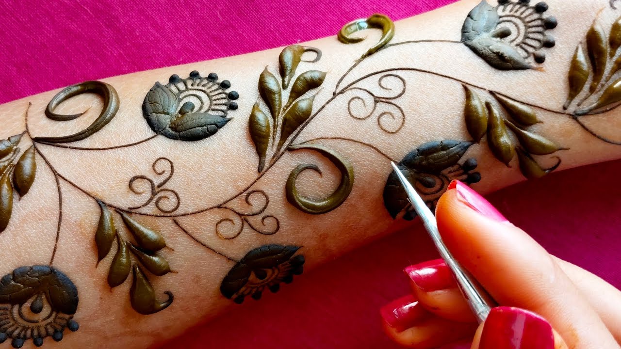 Eid special Back Hand Heena Design 2025 ll Beautiful & Simple Mehndi Design ll Stylish mehndi design