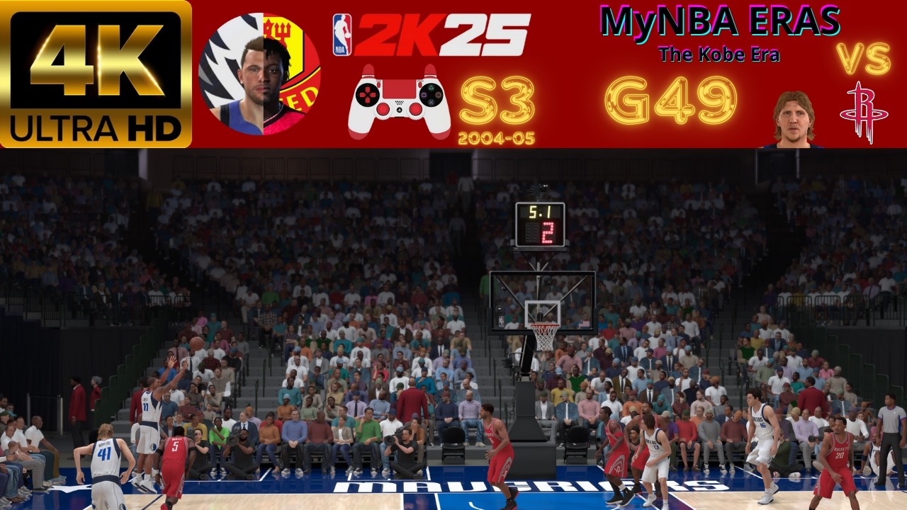 [NBA2K25][HoF]第三季四十九場 vs火箭[一鏡到底][曼巴紀元]