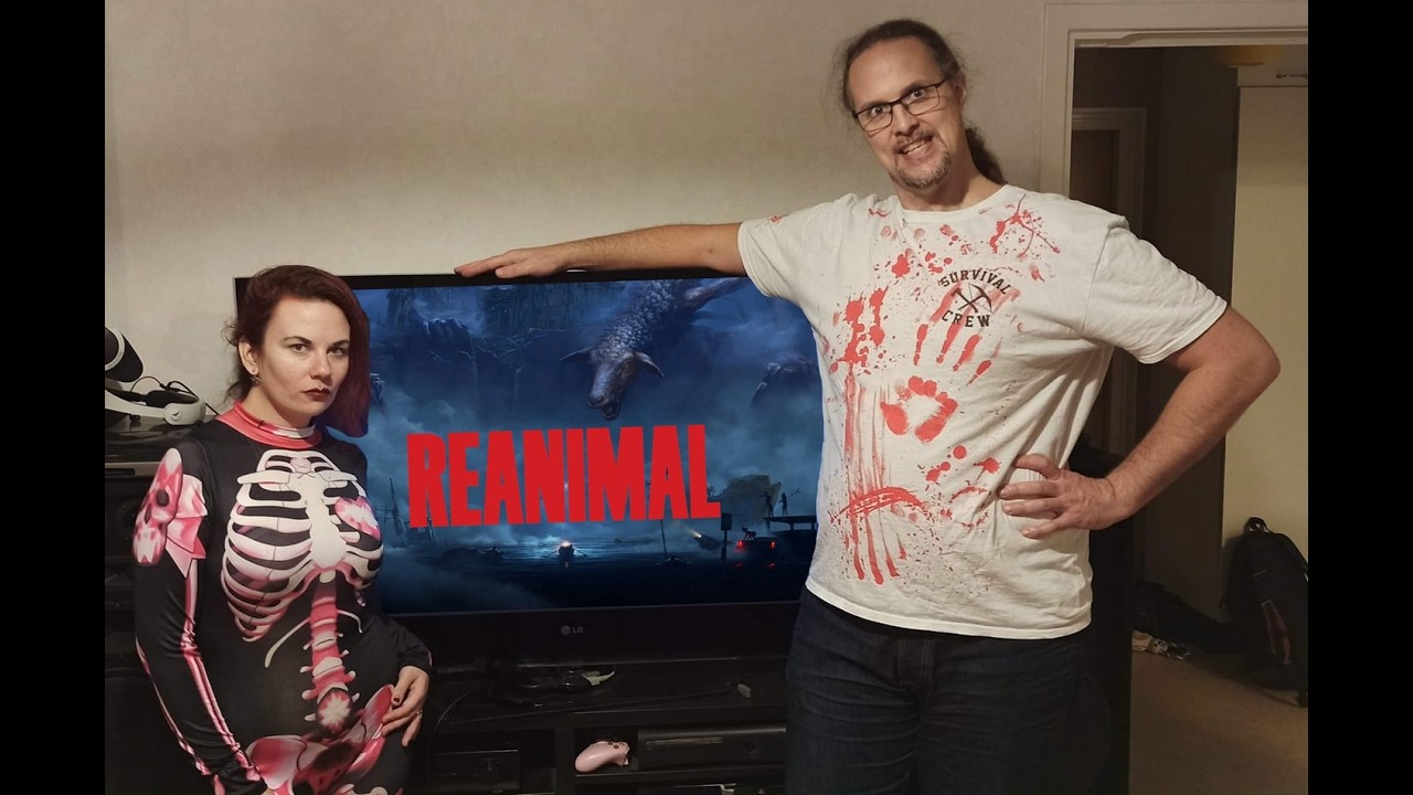 Reanimal - First session - GubbaGaming feat Spooky Goofy Nerd Girl #reanimal #horror #horrorgames