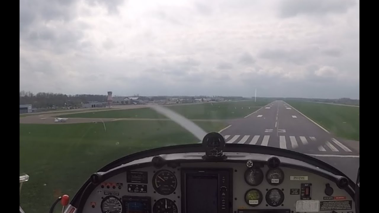 Cockpit Video of PPL Flight Student: Circuits and Landings at Lelystad Airport in an Aero AT-3 - 3/3
