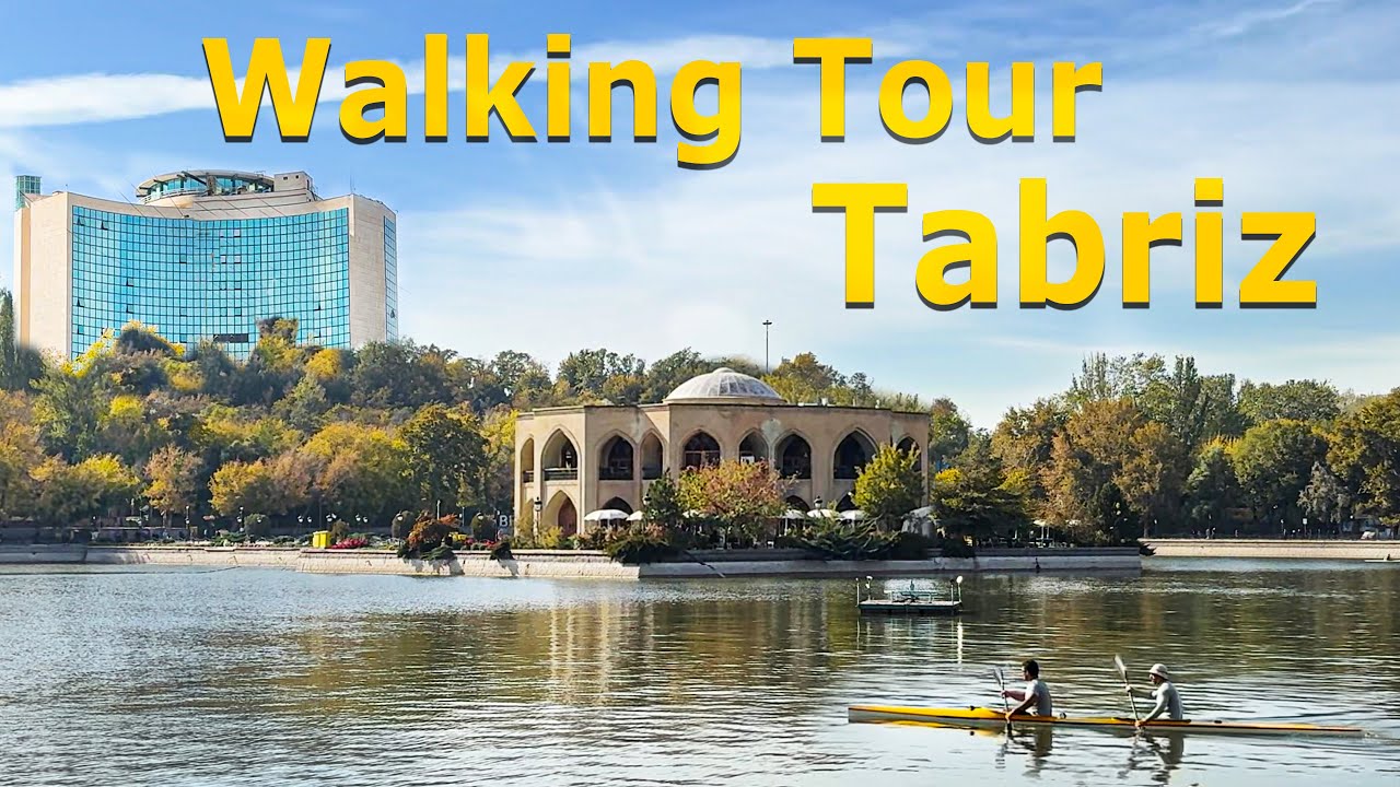 Beautiful Walking Tour Around Shahgoli Lake | The Most Popular Mansion in Tabriz
