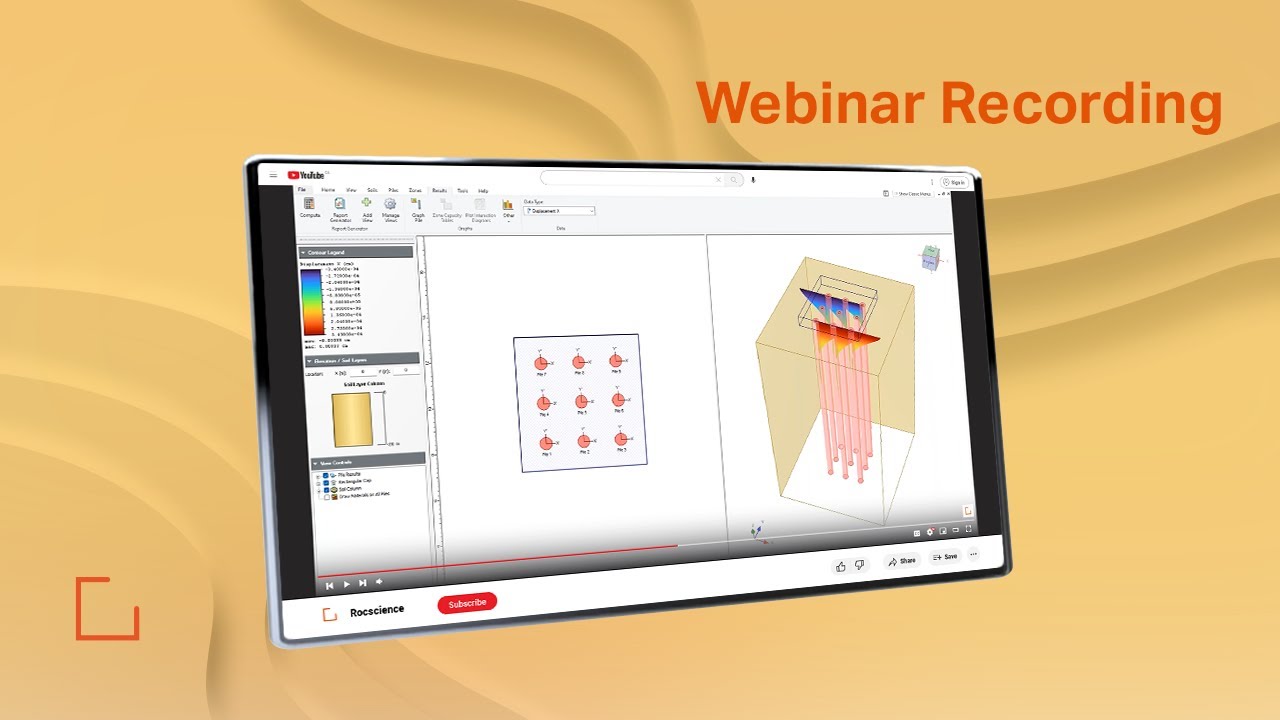 Webinar Recording - RSPile Part III: Analysis of Pile Groups