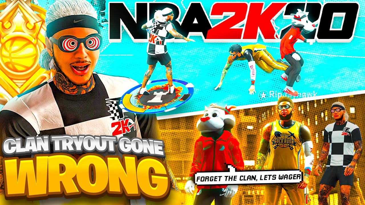 I WENT BACK TO NBA 2K20 TO TRYOUT FOR A LEGEND ONLY CLAN BUT IT TURNED INTO A WAGER!