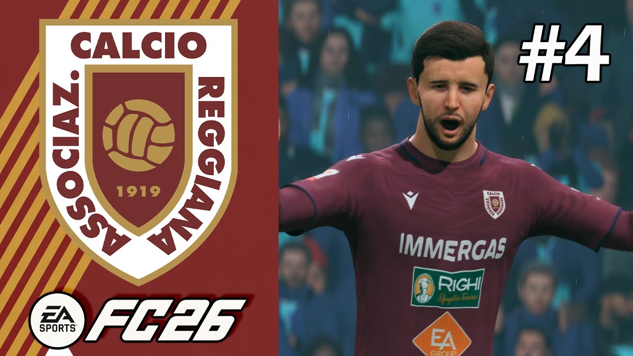 FC 26 | Reggiana Career Mode | #4 | Back Three Struggles + Lack Of Goals