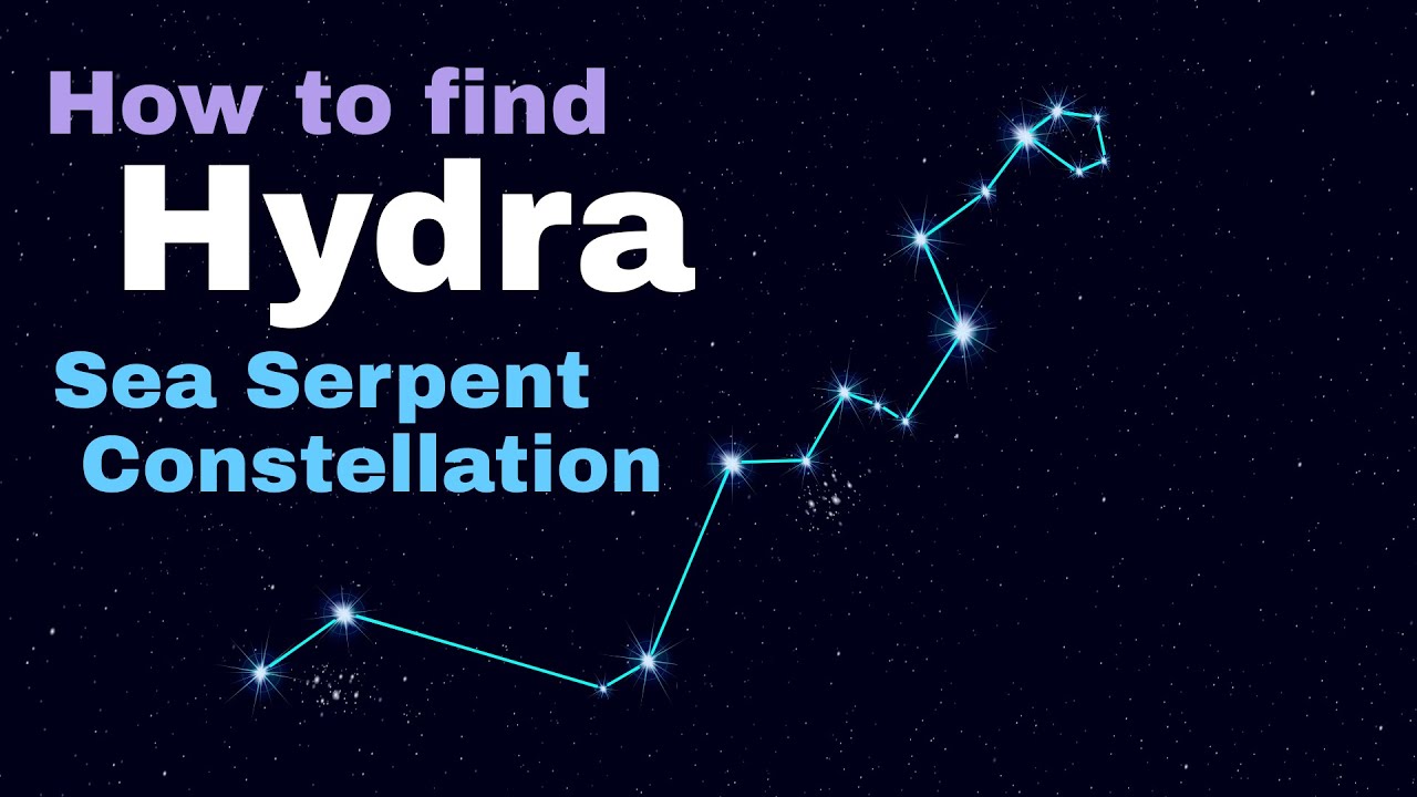 Hydra the Sea Serpent Constellation - Mythology, Stars, and Deep Sky Objects