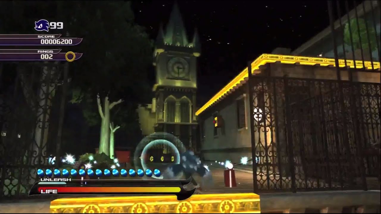 Sonic Unleashed: Spagonia Night (Rooftop Run Act 1) [1080 HD]