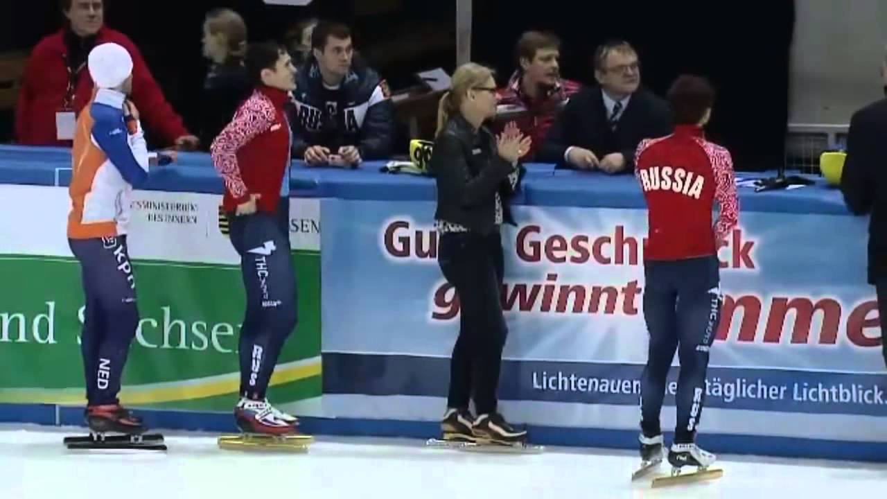 유럽선수권 안현수 남자 500M 결승