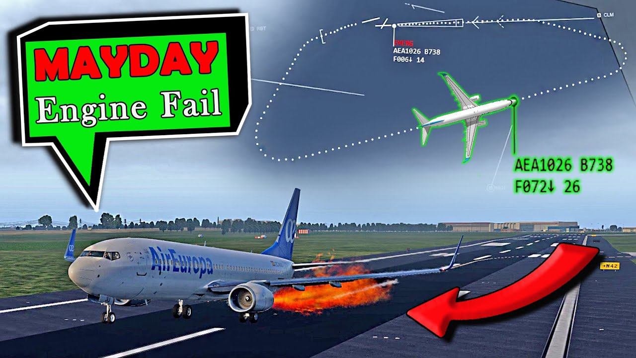 Air Europa B738 has BIRD STRIKE + ENGINE FAILURE on takeoff!