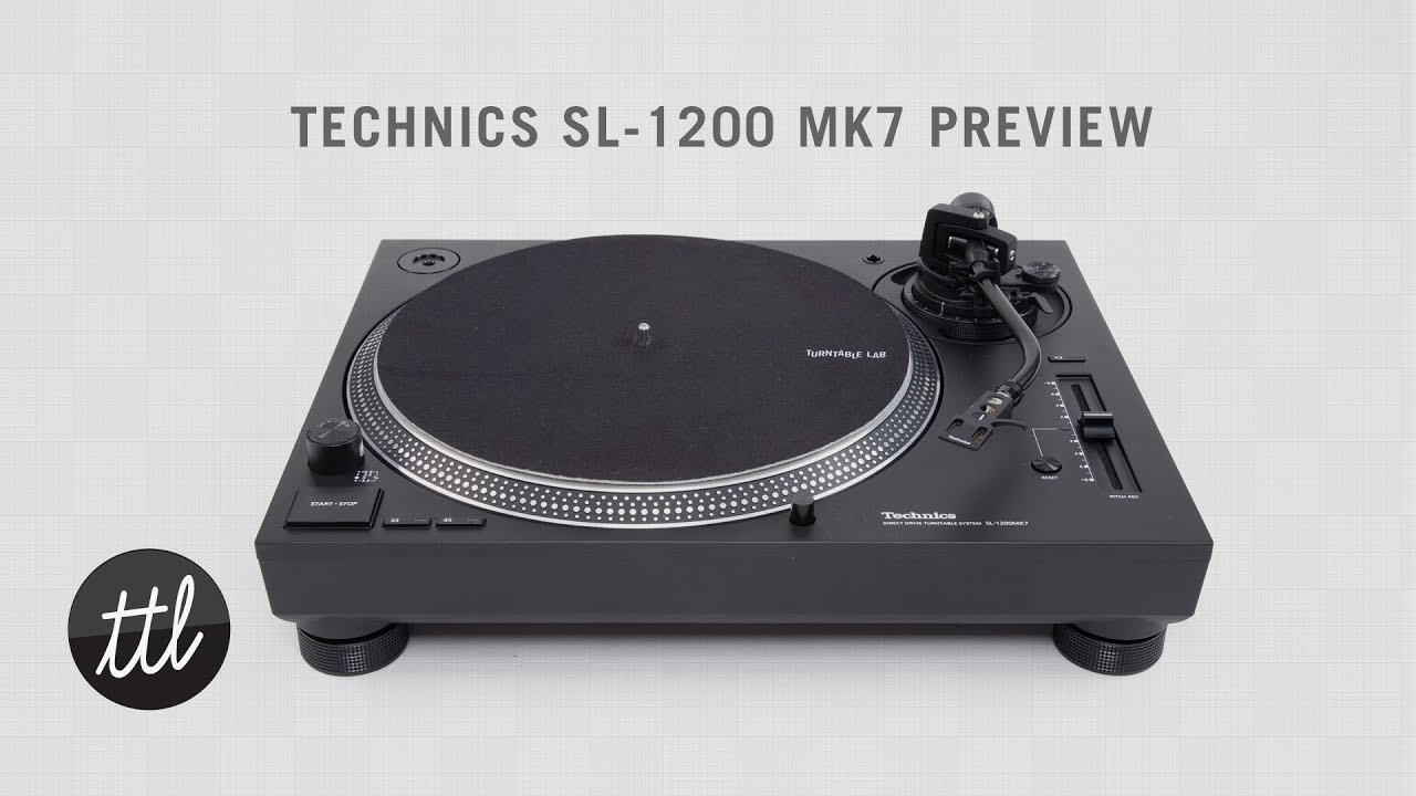 Technics SL-1200 MK7 Turntable Preview