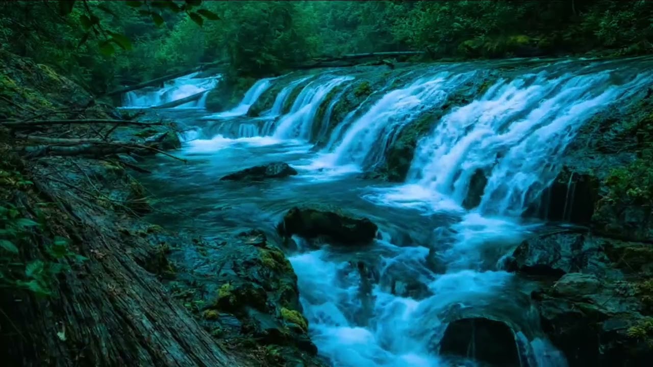 Relaxing River Sound for Deep Sleep 09
