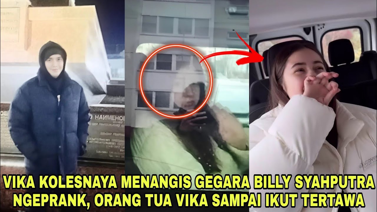 Vika Kolesnaya Nangis di Mobil Kena Prank Billy Syahputra Gak ikut Jalan Bareng Keluarga Belarusia