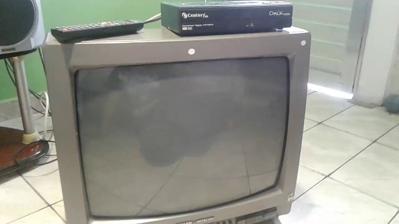 conversor digital em TV que não possui entrada áudio e vídeo