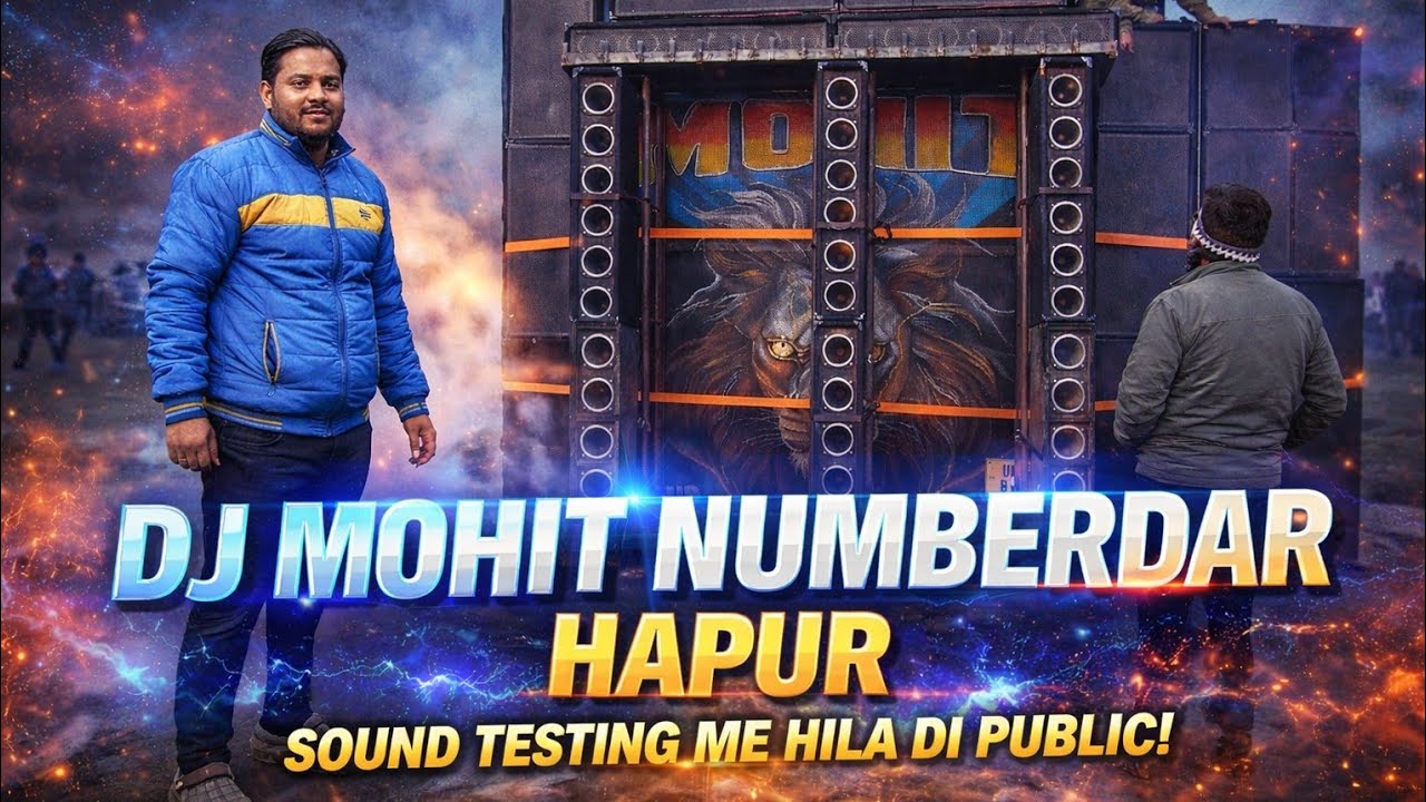 DJ MOHIT NUMBERDAR HAPUR CHANDAUSI TO RAJGHAT 2026 #viralvideo #djshagun #djmohit #rajghat 