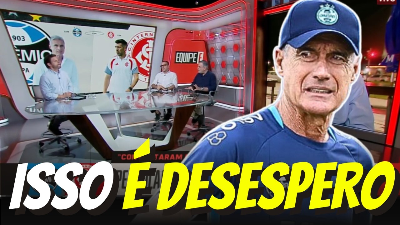 💥😨MEU DEUS! Ouça os ABSURDOS que a ESPN FALOU SOBRE O GRÊMIO para ENFRENTAR o INTER AMANHÃ!